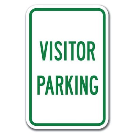 Signmission Visitor Parking 12inx18in Heavy Gauge Alum Signs, 18" L, 12" H, A-1218 Hospital - Visitor Parking A-1218 Hospital - Visitor Parking